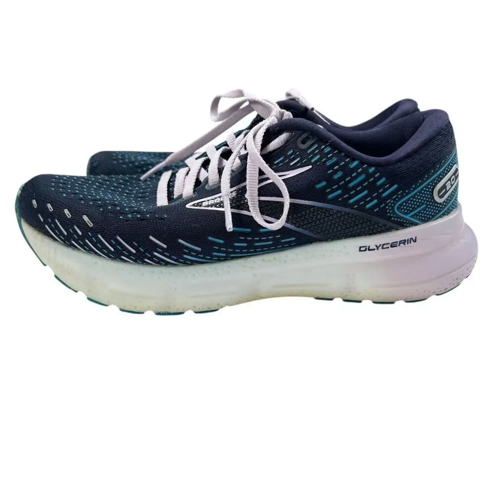 Brooks Glycerin 20 Women's Running Shoes Navy Blue Purple Size 8